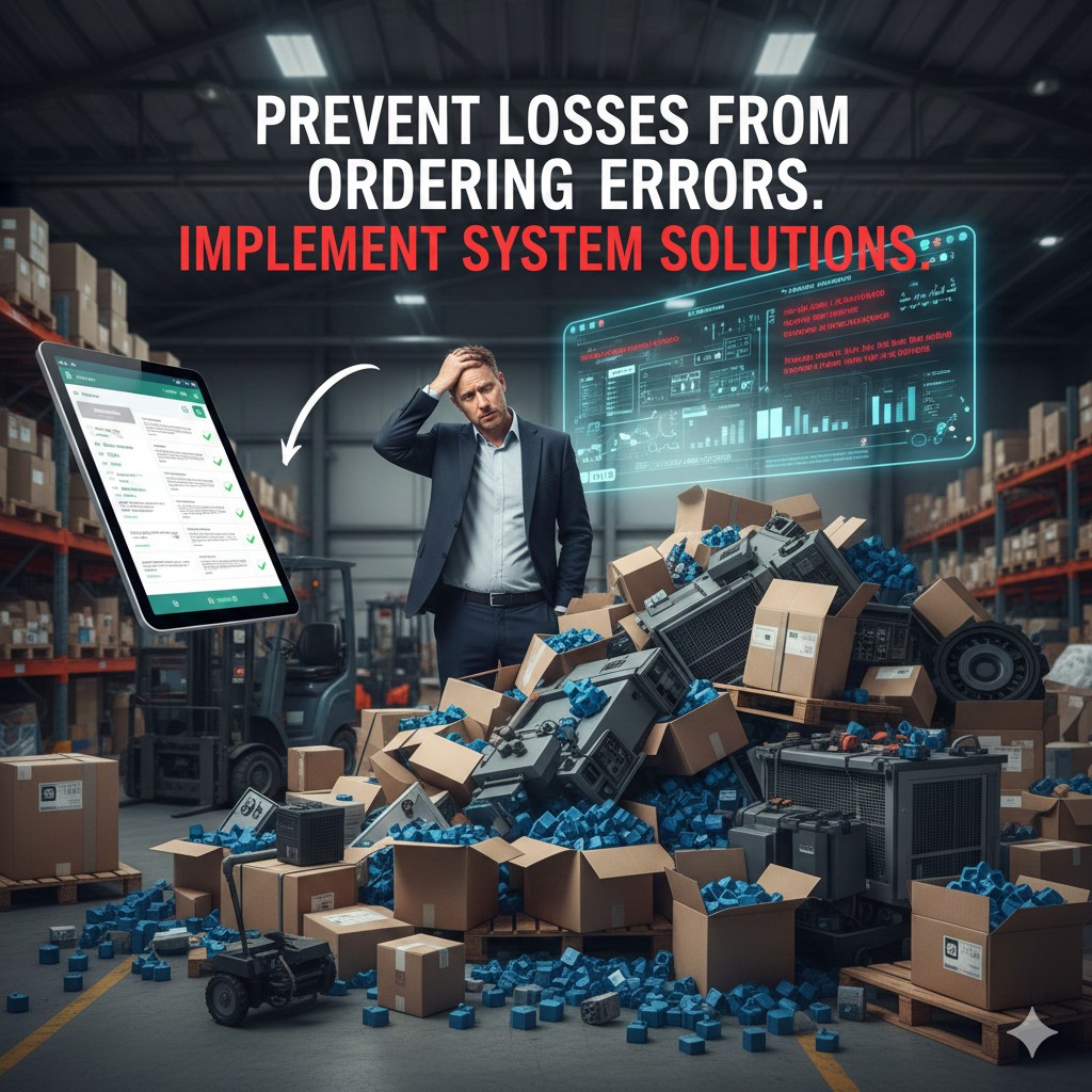 발주 실수로 인한 손실, 시스템으로 막으세요