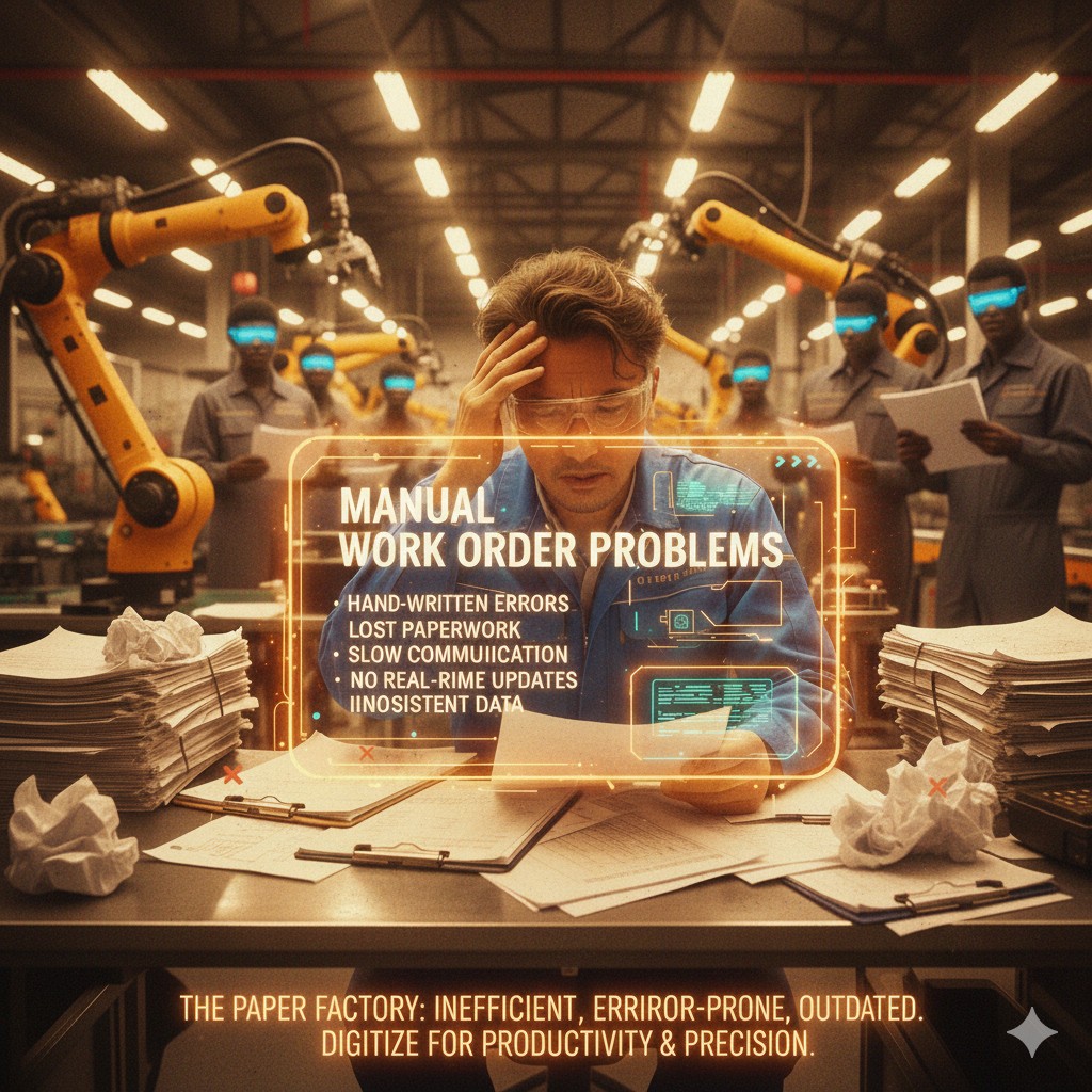 수기-작업지시서-문제점