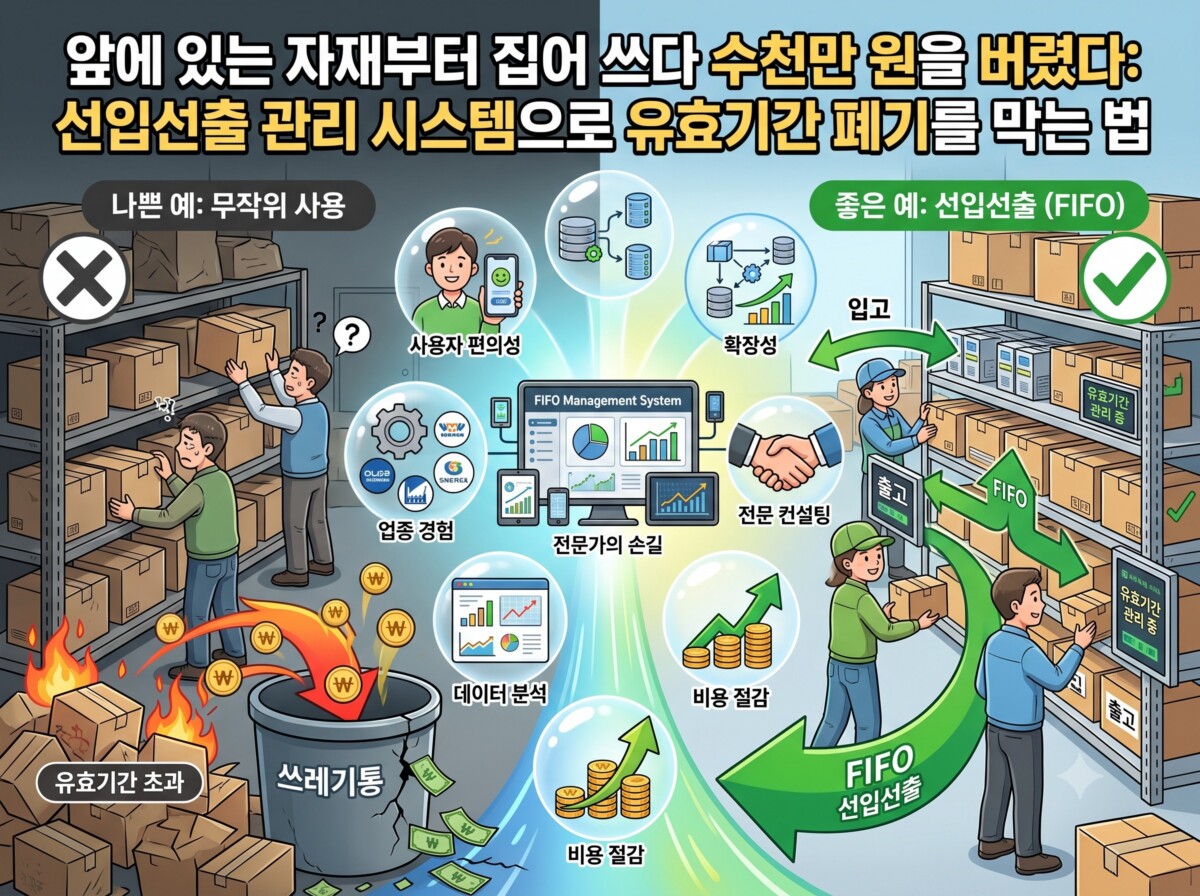 선입선출 관리 시스템