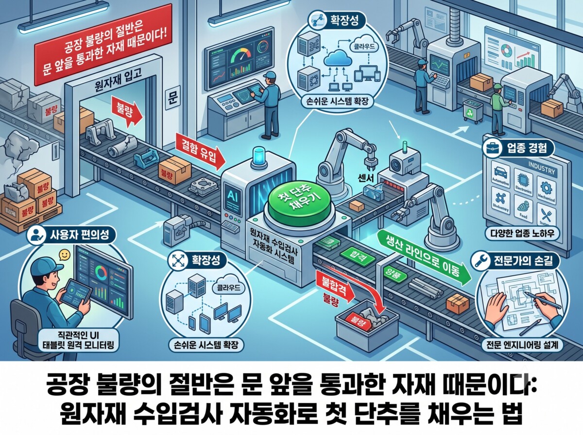 원자재 수입검사 자동화