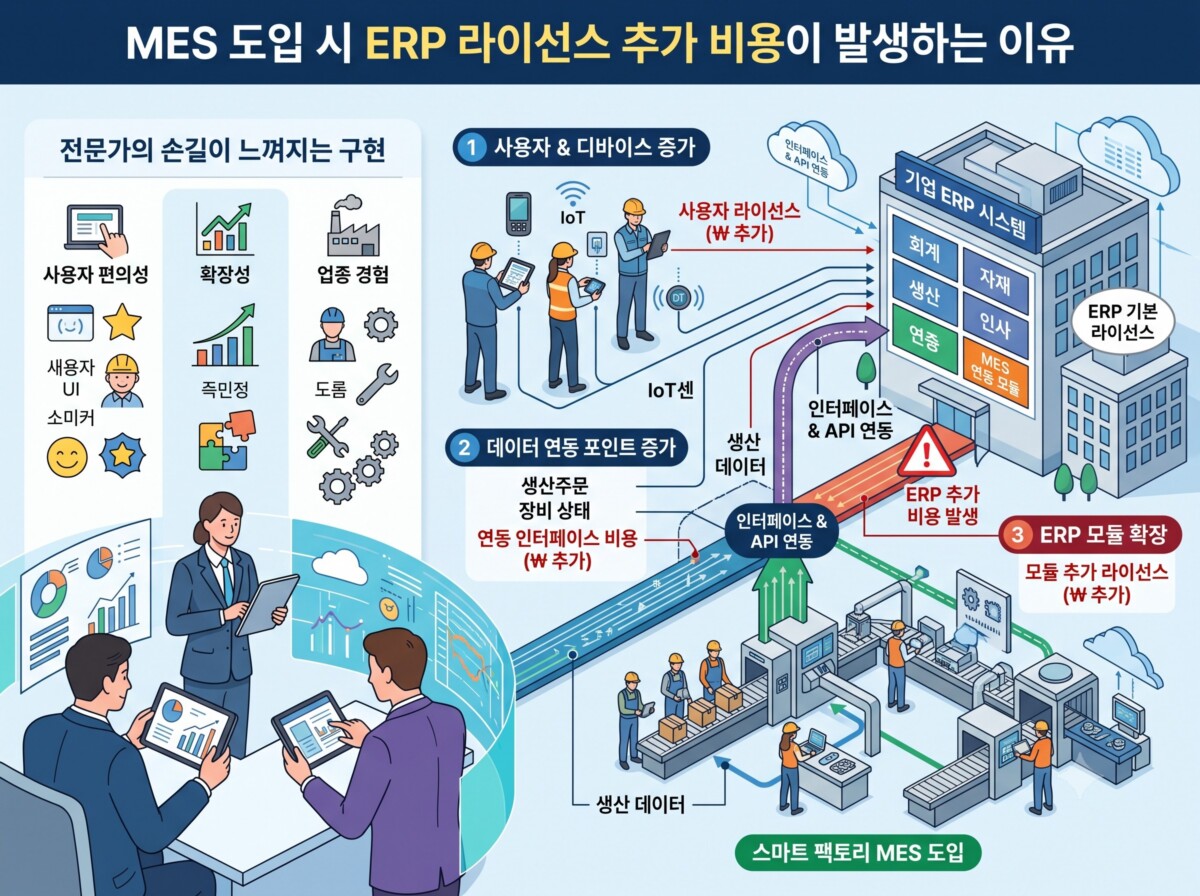 ERP 라이선스 추가 비용