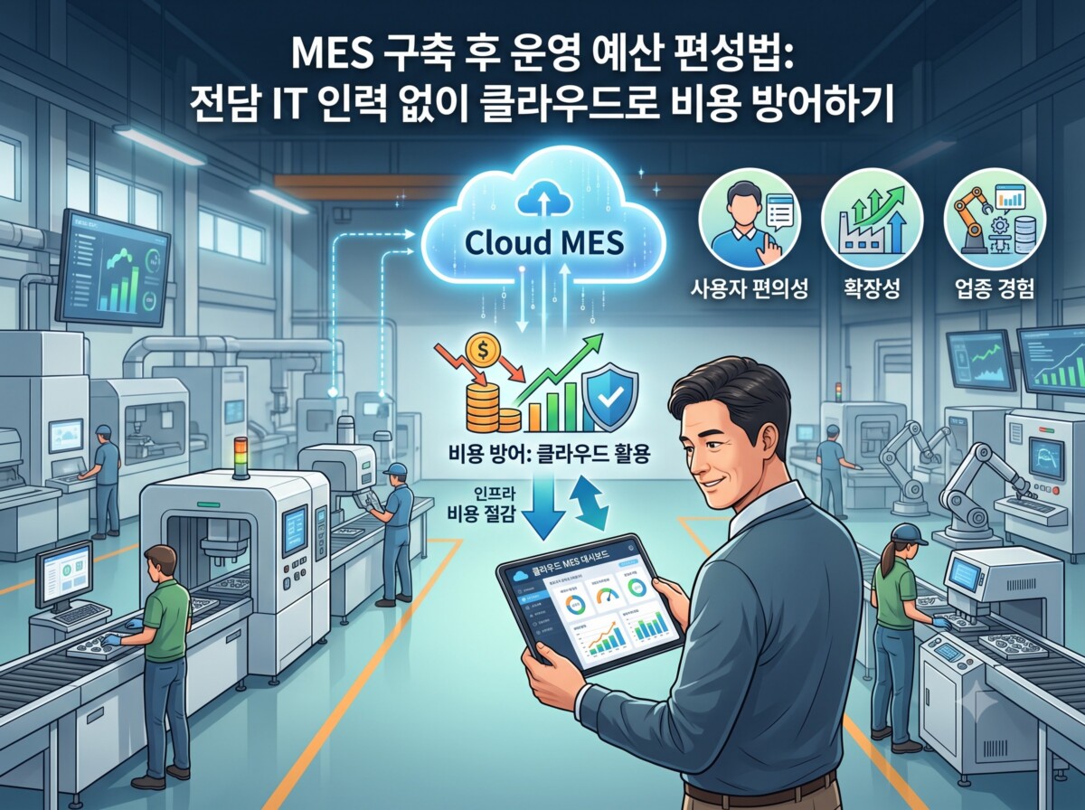 MES 구축 후 운영 예산 편성법