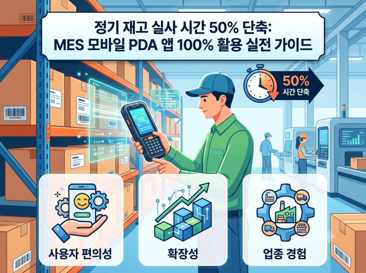 MES 모바일 PDA 앱