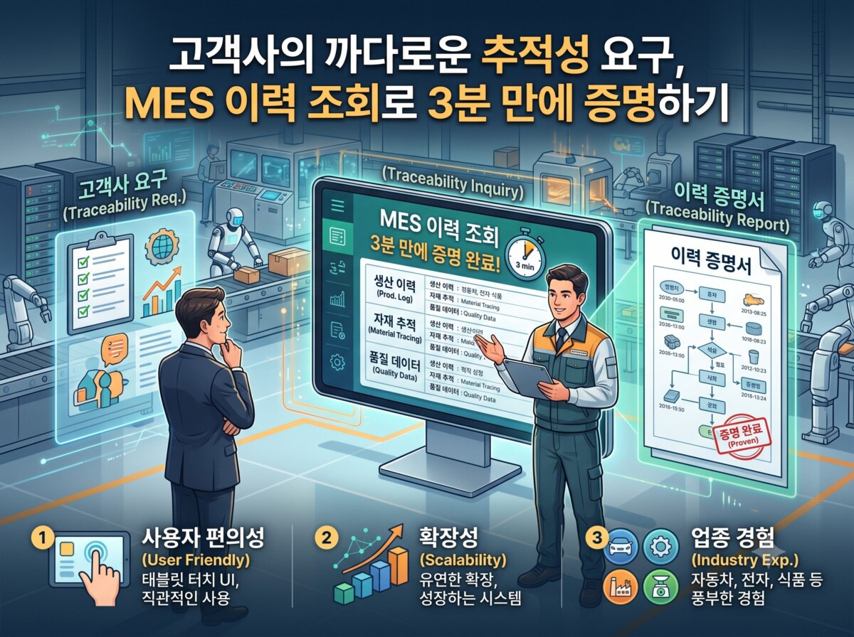 MES 이력 조회