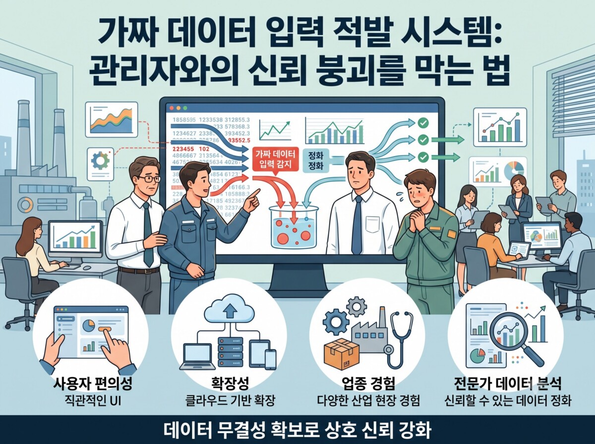 가짜 데이터 적발 시스템