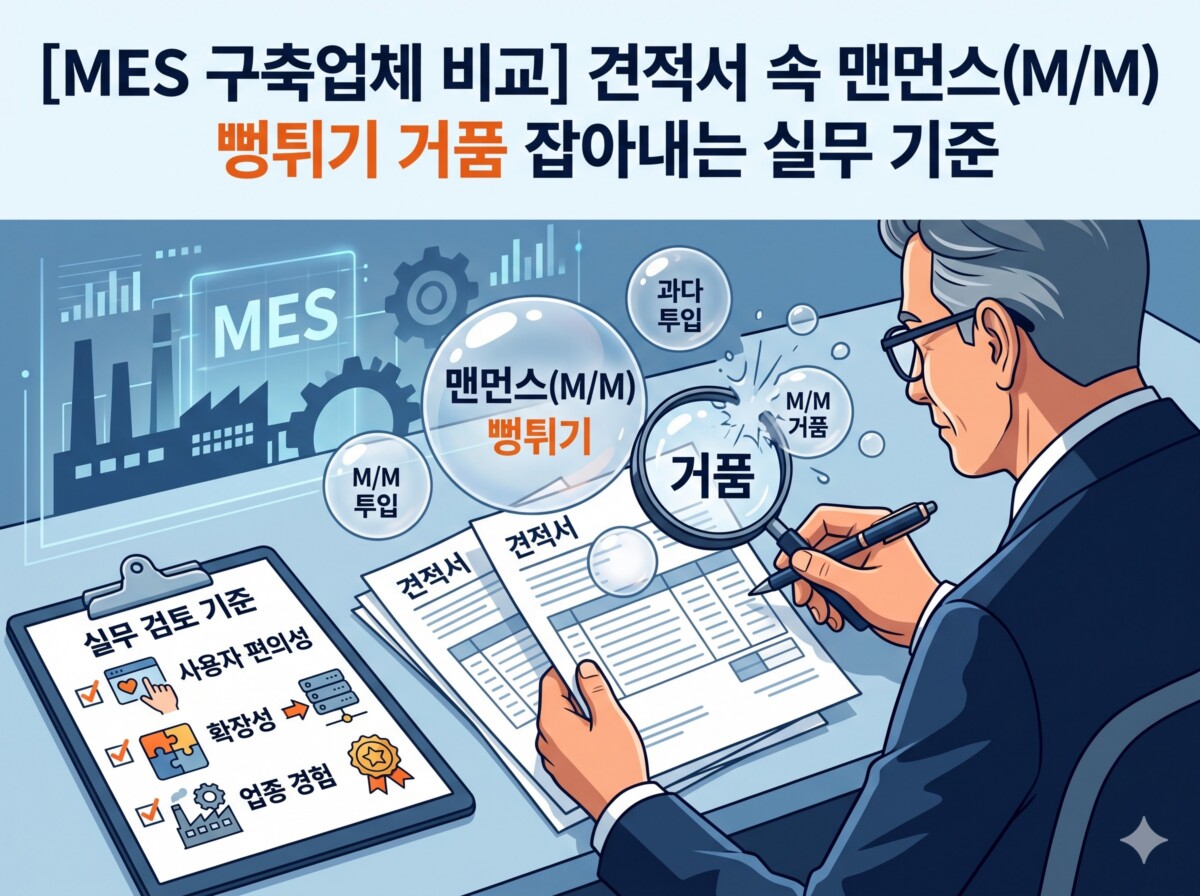 MES 구축업체 비교