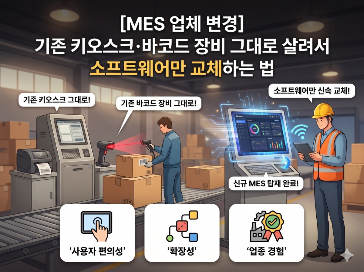 MES 업체 변경