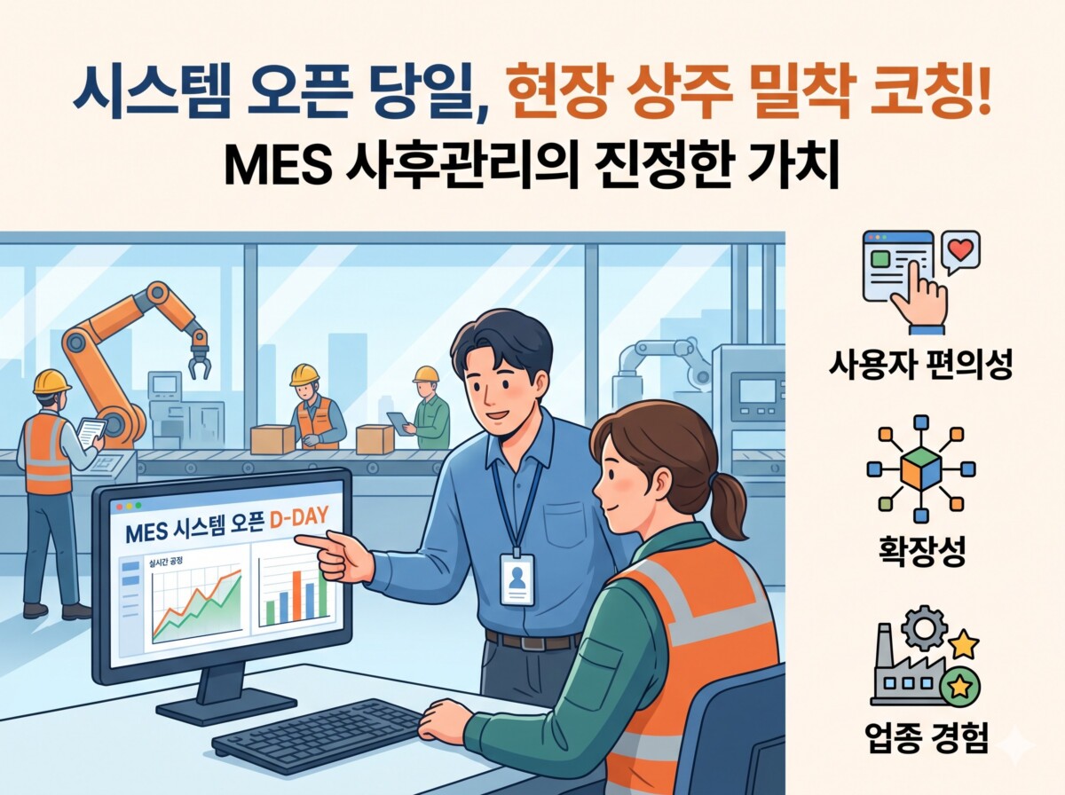 MES 업체 사후관리