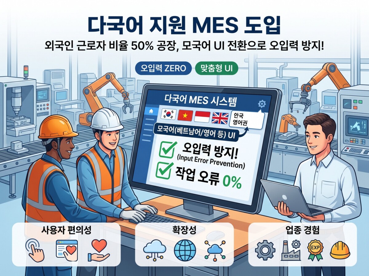 다국어 지원 MES 업체