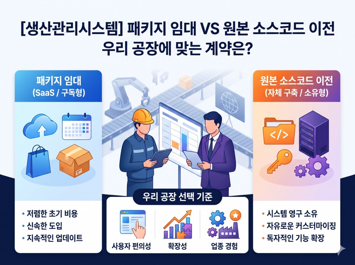 생산관리시스템 업체