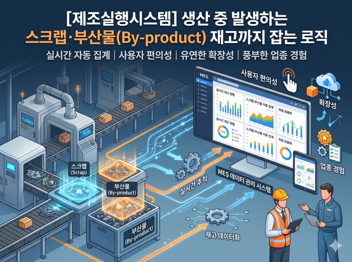 스크랩 및 부산물 재고 관리