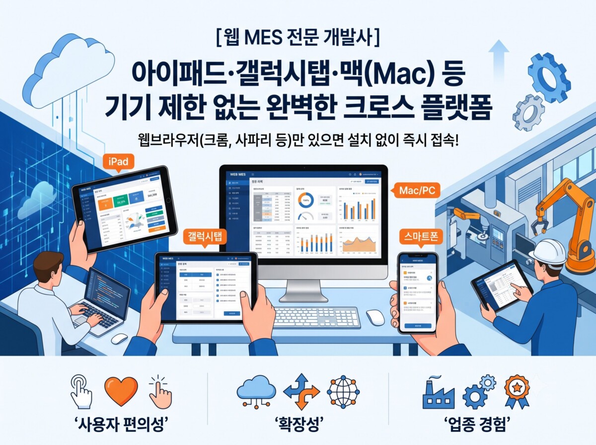 웹 MES 전문 개발사